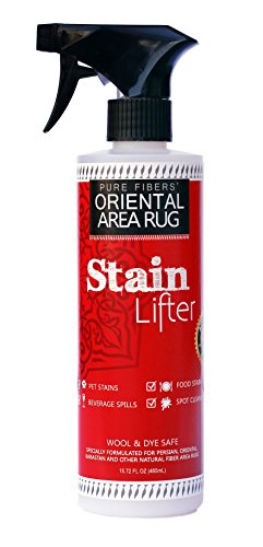 Pure Fibers Oriental Area Rug Stain Lifter - Perfect for Your Heirlooms Quality Oriental Rugs