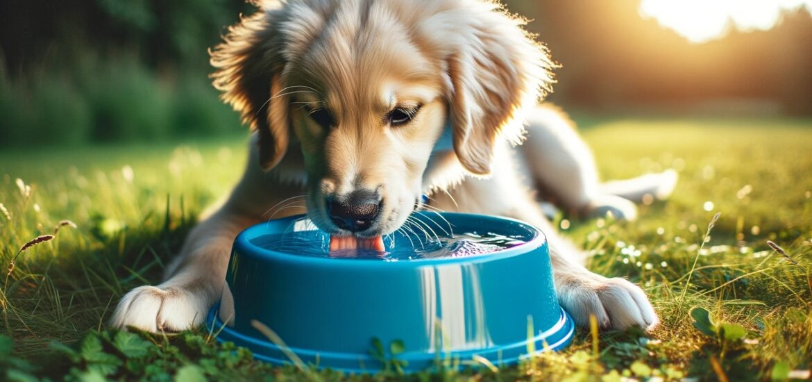 how to get your dog to drink slower